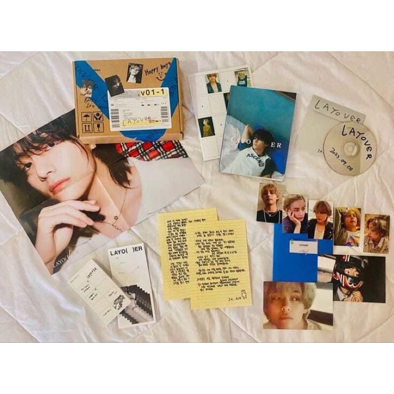 Album BTS V Taehyung Layover K.D - KPOP SHOP Nguyên Seal