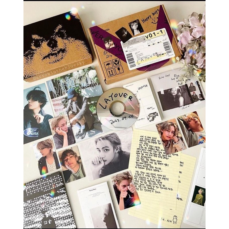 Album BTS V Taehyung Layover K.D - KPOP SHOP Nguyên Seal