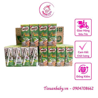 Thùng 48 Hộp Sữa Milo Thái Lan Chuẩn 165ml Thơm ngon vị milo và lúa mạch