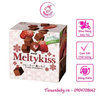 Socola tươi Meiji Meltykiss 56g Melty Kiss Nhật Bản chính hãng
