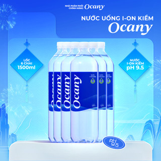 Lốc 6 chai nước ion kiềm Ocany chai 1.5l