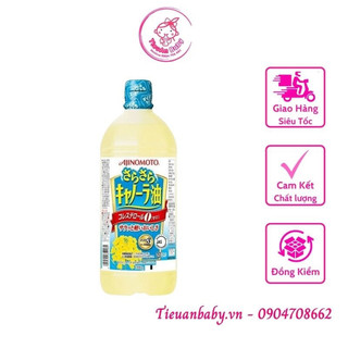 Dầu ăn hoa cải Ajinomoto Nhật Bản loại 1 lít