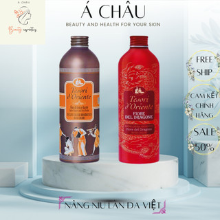 Sữa tắm tesori hương sen trắng da, Sữa tắm nước hoa, Sữa tắm xích hàng Ý chính hãng 500ml