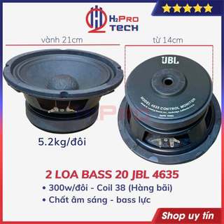 Đôi Loa Bass 20 Jbl Bãi 300W - Từ 140 - Vành 21Cm ( Giá 2 Cái ), Loa Bat 20 Bãi Zin - Chất Âm Tốt Sáng Rõ - H2Pro Tech