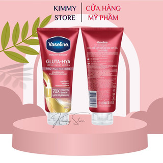 Chai sữa dưỡng thể vaseline gluta hya đỏ 70X Pro Age Thái lan 300ml