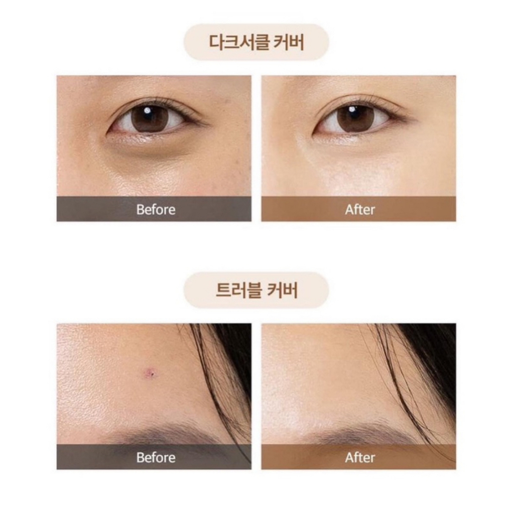 Che Khuyết Điểm Triệt Sắc The Saem Cover Triple Pot Concealer 4.5g