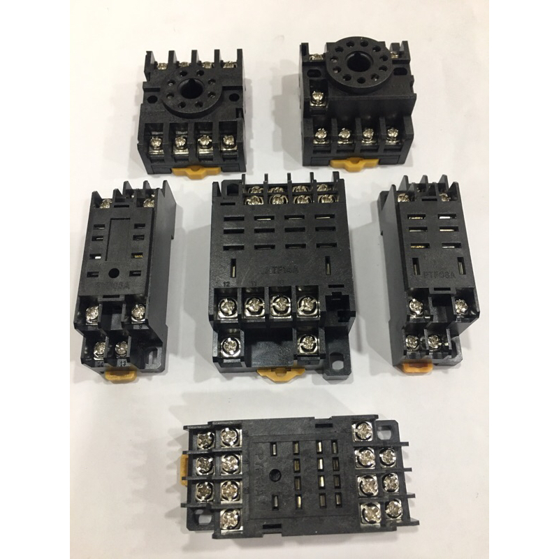 Đế Relay Kiếng, Đế Relay Trung Gian:(8,14 Chân Dẹp Lớn Nhỏ)(8,11 Chân Tròn).