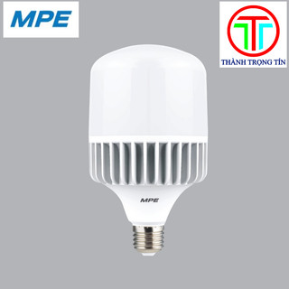 Đèn led bulb thân nhôm chính hãng mpe công suất 12w, 15w, 20w, 30w, 40w, 50w bảo hành 12 tháng
