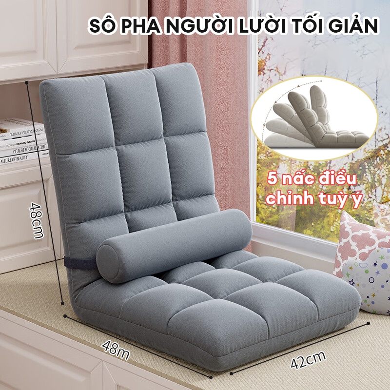 Ghế Lười Tatami Bệt Tựa Lưng Tatami, đệm lõi bọt biển,tạo cảm giác thỏa mái, chống bám bẩn Ghế Tựa Lưng Ngồi