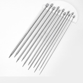 Que đan len inox 25cm - Bộ kim đan inox nhiều size