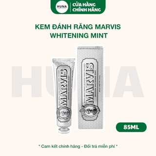 Kem Đánh Răng Marvis Whitening Mint 85ml - Làm Trắng Răng