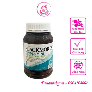 Dầu cá Blackmore Odourless fish oil Mini Caps 400 viên - Úc