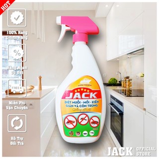 Diệt côn trùng, kiến, gián, mối, mọt jack 650ml