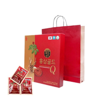 Nước hồng sâm nhung hươu nấm linh chi KOREAN RED GINSENG GOLD Q nội địa Hàn Quốc