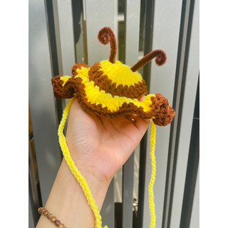 Mũ len con ong chó mèo [ hàng sẵn]