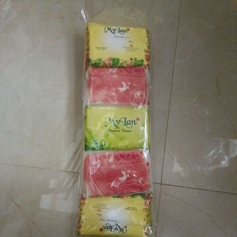 Combo 5 gói khăn giấy thơm gói 20 cái khăn