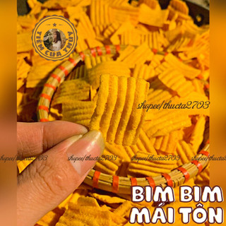 500G Bim Bim Mái Tôn Bà Tuyết Diamond,, đồ ăn vặt việt nam, TẶNG 1 GÓI Nem Nướng Phên