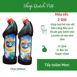 Tẩy toilet MORI hương quế, dung tích 1 lít