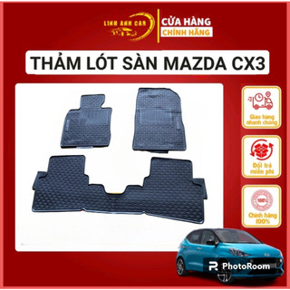 Lót Sàn Linh Anh Car - Thảm Lót Sàn Oto Mazda Cx3 , Thảm Sàn Cao Su Đúc Không Mùi Cao Cấp Nissin