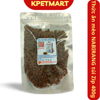 Thức ăn cho mèo nabirang túi 400g - thức ăn mèo mọi lứa tuổi - thức ăn hạt cho mèo vị cá khô nhập khẩu hàn quốc