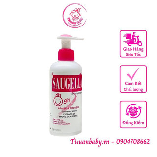 Sản phẩm dung dịch vệ sinh cho bé gái Saugela girl 200ml