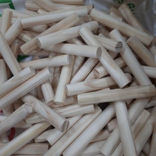 Gỗ thông tròn phi 15 ngắn 10-13cm