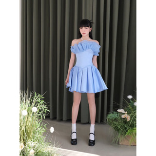 Váy Em Thiên phi mờ phối organza đính hạt Yennhien. studios