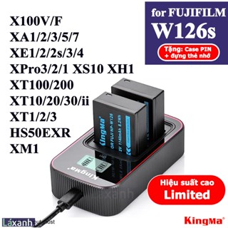  Fujifilm W126s | Pin và sạc máy ảnh Fujifilm XM5 XM1 XT50 XT1 XT2 XT3 XT30 XT20 XT10 XPro1 2 XH1 Fujifilm np w126 w126s 