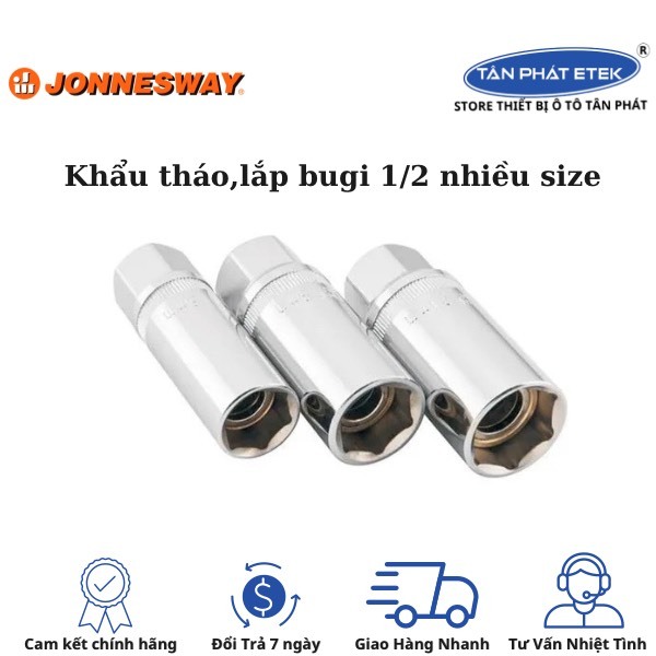 Khẩu tháo lắp bugi 1/2 ô tô