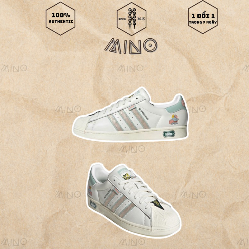 [CHÍNH HÃNG] Giày Adidas Superstar Disney Dumbo (IE5880)