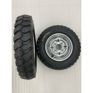 Đôi Bánh xe 450-12 tim ốc lazang 8x11,5 bao gồm 2 lốp,2 săm,2 lazang.lốp 8pr.lazang tim lỗ đo vuông 8cm.đo chéo 11,5cm