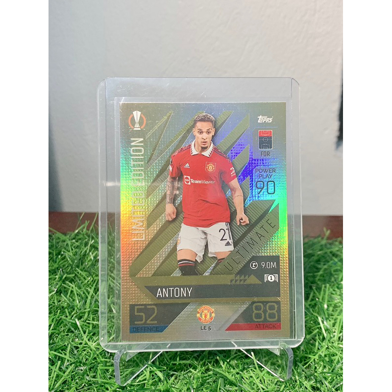 Thẻ bóng đá Antony Limited Edition Topps Match Attax 2022/23