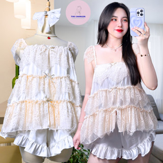  Đồ Ngủ Sexy 2 Dây Bộ Bigsize Nữ Set Babydoll Mặc Nhà 45-80kg THE CHARGER 