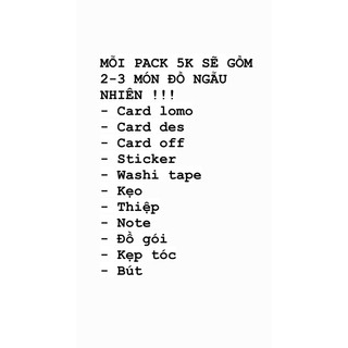 [ LUCKY BOX ] TÚI MÙ SIÊU RẺ 5K
