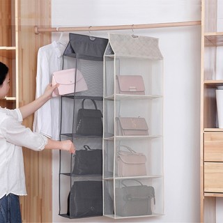 Móc treo túi xách, giá treo, túi treo giỏ xách bảo quản bóp ví nhiều tầng nhiều ngăn chống bụi