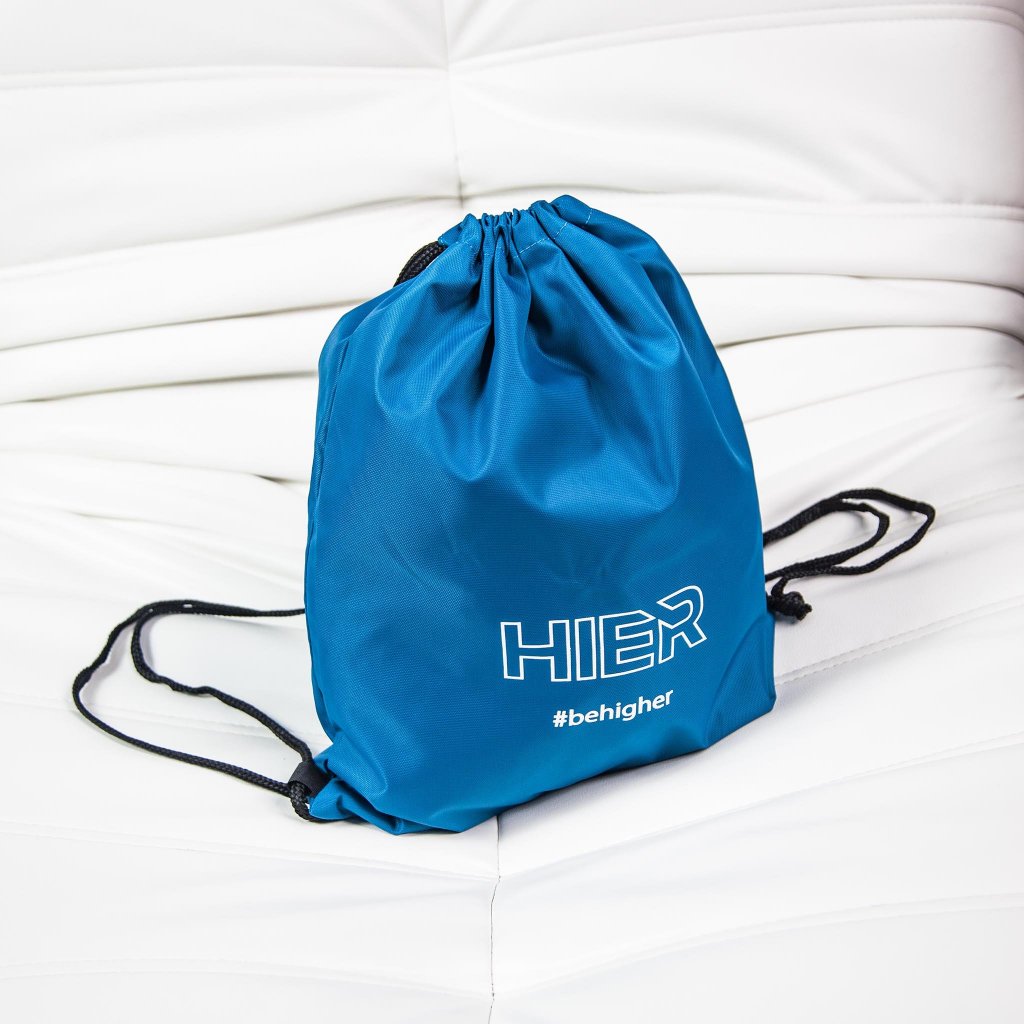 Balo dây rút thể thao Hier Drawstring Bag túi rút đựng giày chống nước