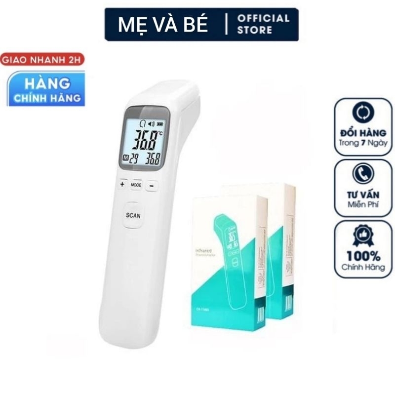 (BH CHÍNH HÃNG )Nhiệt kế hồng ngoại, đo nhiệt độ cơ thể, thức ăn , nước pha sữa cho bé