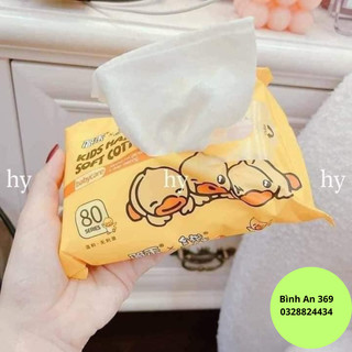 Khăn ướt vịt vàng, khăn ướt hình con vịt siêu hot tiết kiệm tiện lợi an toàn cho bé -ba1121