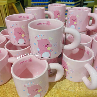 Cốc Sứ Loopy Kèm Thìa Và Hộp