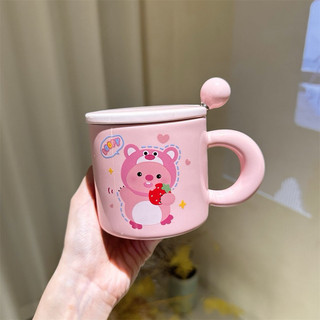 Cốc Sứ Loopy Kèm Thìa Và Hộp