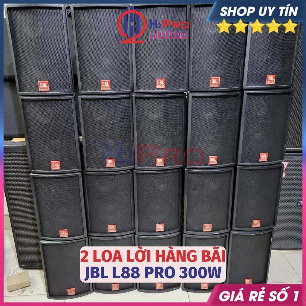 Đôi Loa Trợ Lời Bãi Xịn Jbl L88 Pro Bass 16 - 600W (Giá 2 Cái Tặng 10M Dây), Loa Lời JBL Bass Ấm, Lời Sáng - H2Pro Audio