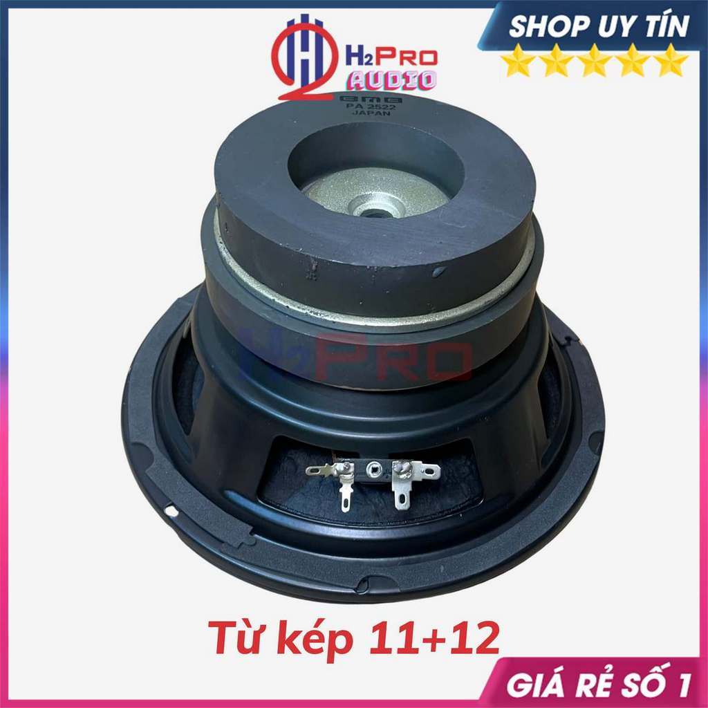 Đôi Loa Bass 20 Xịn Bmb 2522 Japan Nhật Bãi 200W , Vành 21Cm - Từ Kép 11+12Cm, Chất Lời Sáng Rõ - H2Pro Audio