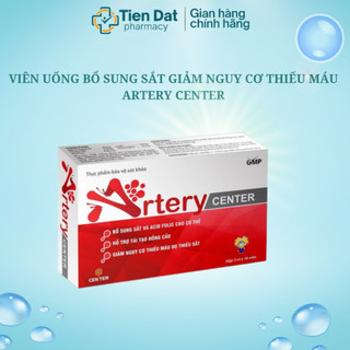 Sắt, Artery Center - Viên uống giảm nguy cơ thiếu máu, thiếu sắt