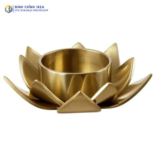 Đế nến hoa sen knastrigt
