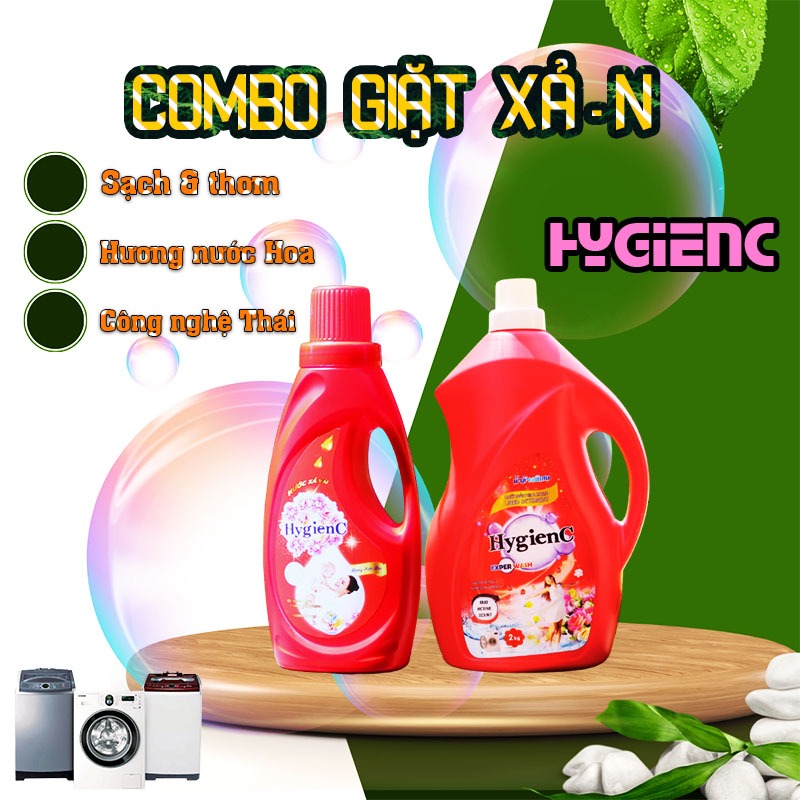 [Combo Giặt Xả N] HygienC công nghệ thái lan