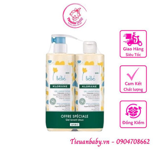 SỮA TẮM GỘI KLORANE NỘI ĐỊA PHÁP [Mua 1 chai shop giao ngẫu nhiên không vòi hoặc có vòi]