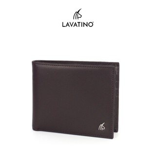  Ví Nam Có Ngăn Khóa Ngăn Tiền Lót Da 100% Da Bò Mastrotto Cao Cấp Chính Hãng LAVATINO - Dylan 54 
