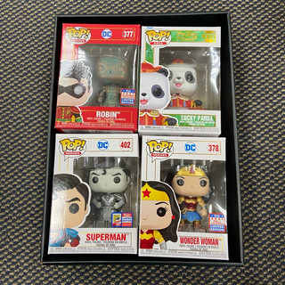 Mô hình Funko Pop! DC Heroes Asia / Metallic Robin / Superman / Wonder Woman / Panda / Exclusive