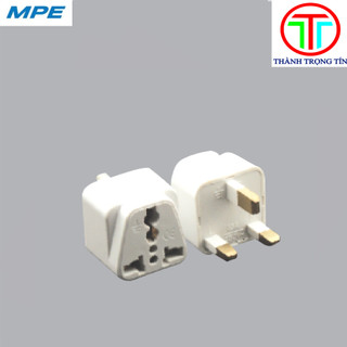 Ổ cắm du lịch 3 chân cắm ad2, ad1 chính hãng mpe, bảo hành 12 tháng
