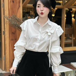Áo sơ mi nữ kiểu áo sơ mi tiểu thư áo sơ mi trắng nữ